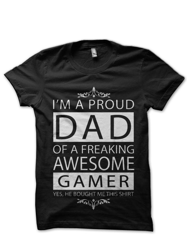 Awesome Gamer Black T-Shirt