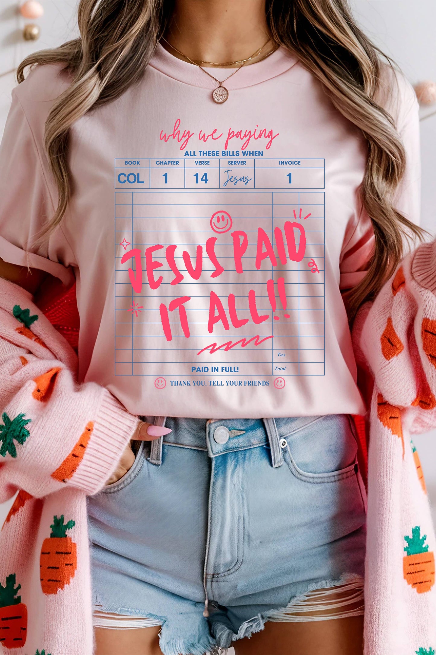 Jesus Paid It All Graphic Tee
