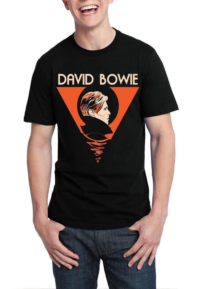 David Bowie Black Half Sleeve T-Shirt
