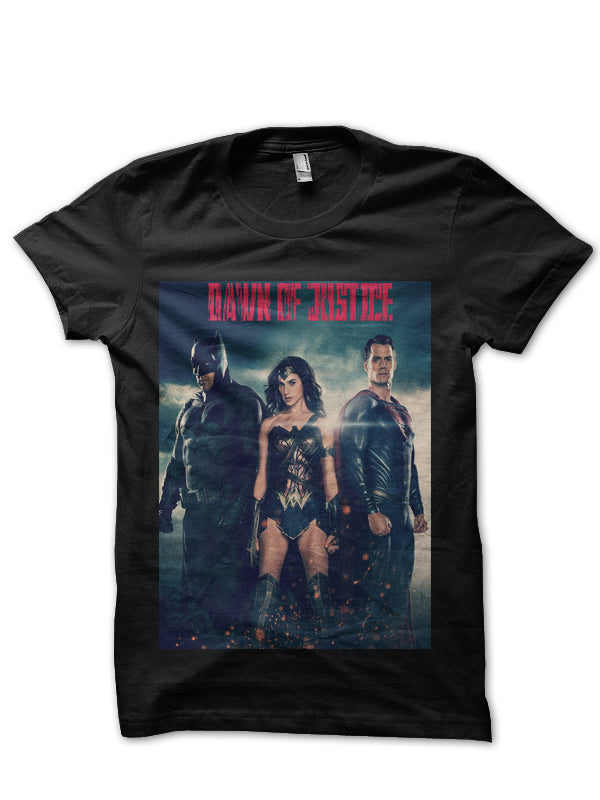 Dawn Of Justice Black T-Shirt