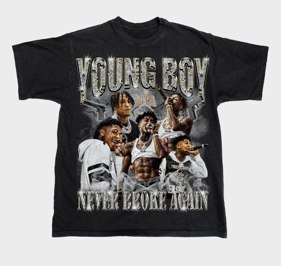 Nba Youngboy Bootleg Tee Vintage 90s Rapper Hip Hop Shirt