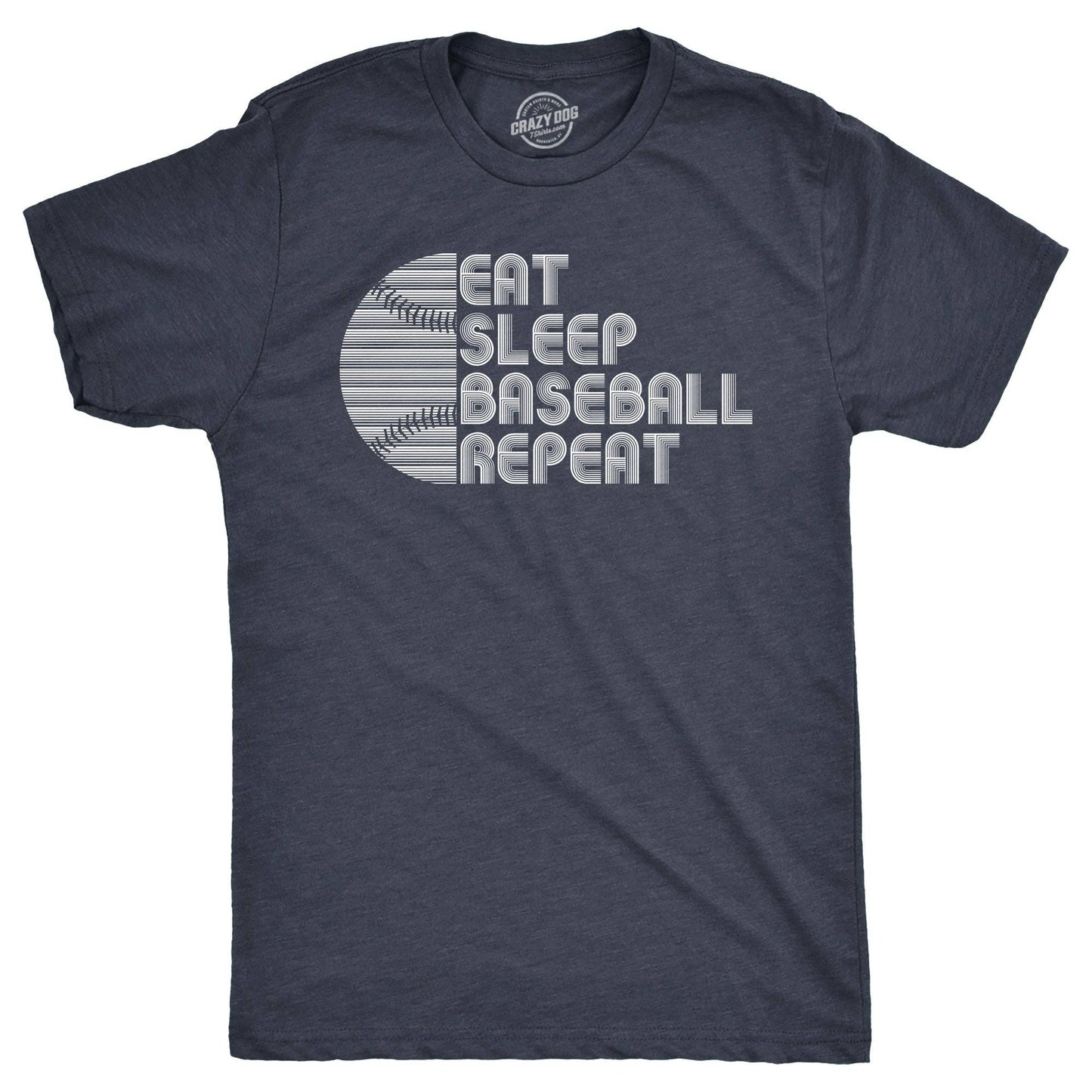 Eat Sleep Baseball Repeat Men's T Shirt