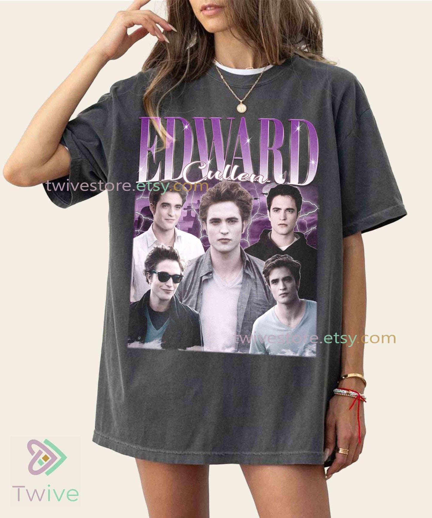 Vintage Edward Cullen Graphic Unisex T-Shirt