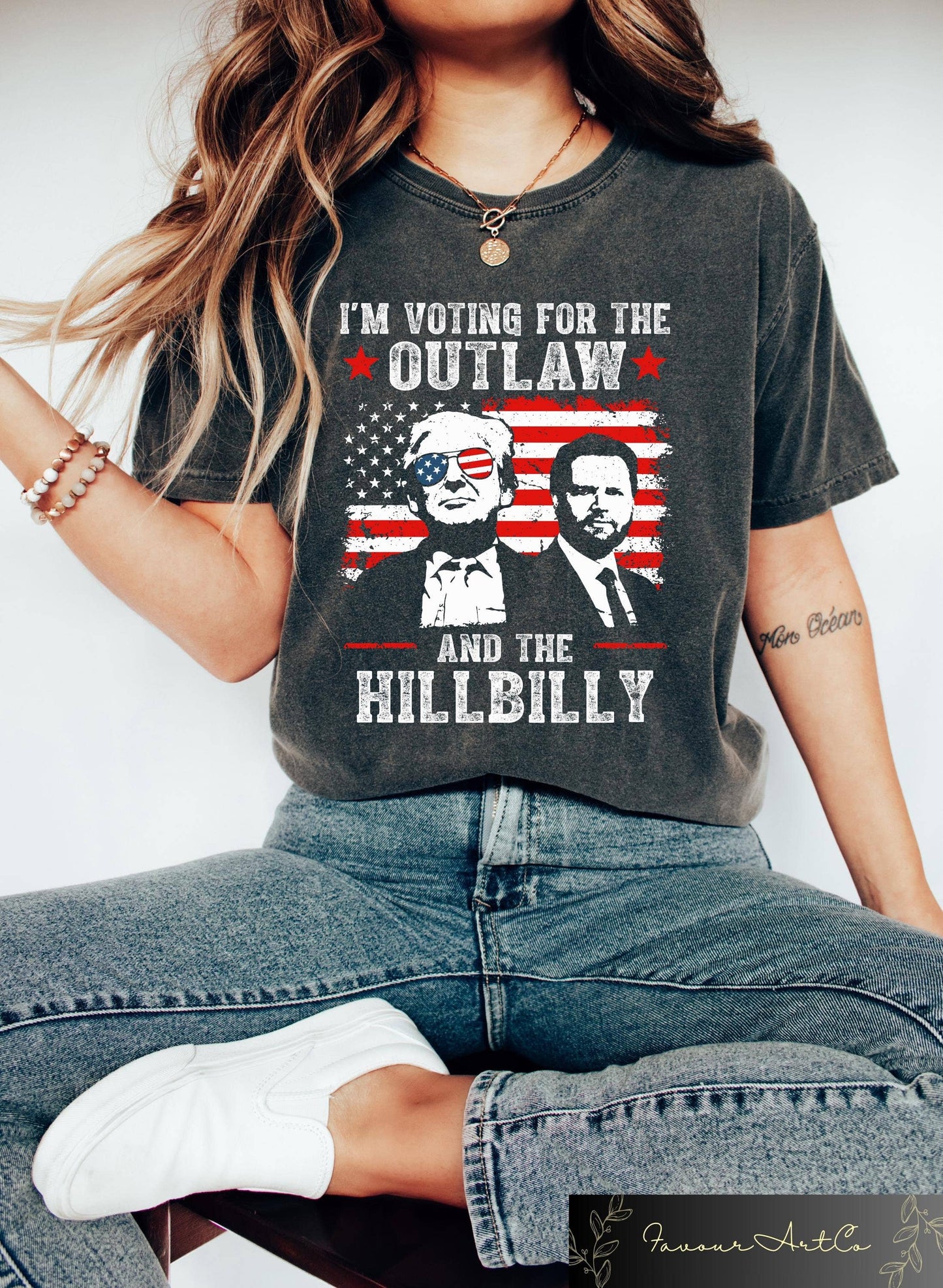 Ridin with the Outlaw 2024 Election Trump Supporter Shirt
