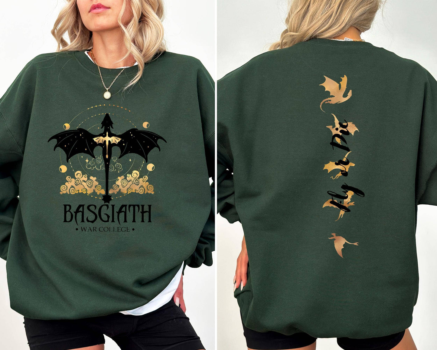 Dragon Rider War College Fourth Wing Hoodie By Sorrengail