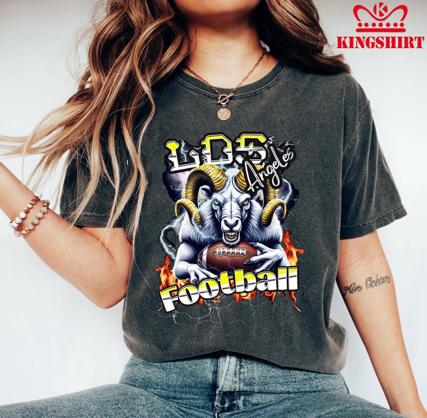 Stylish Los Angeles Football Team Sports Graphic Shirt