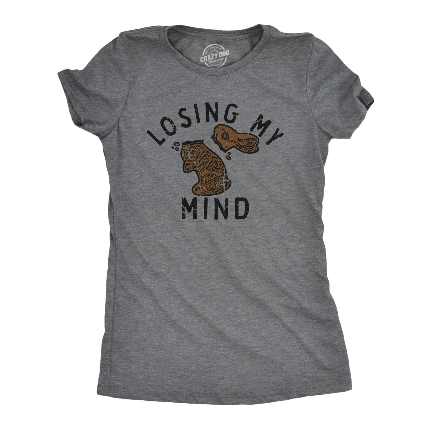 Losing My Mind Women's Tshirt Easter Graphic Tee Western