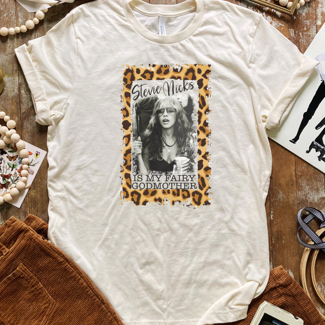 Retro Rock and Roll My Fairy Godmother Graphic Tee