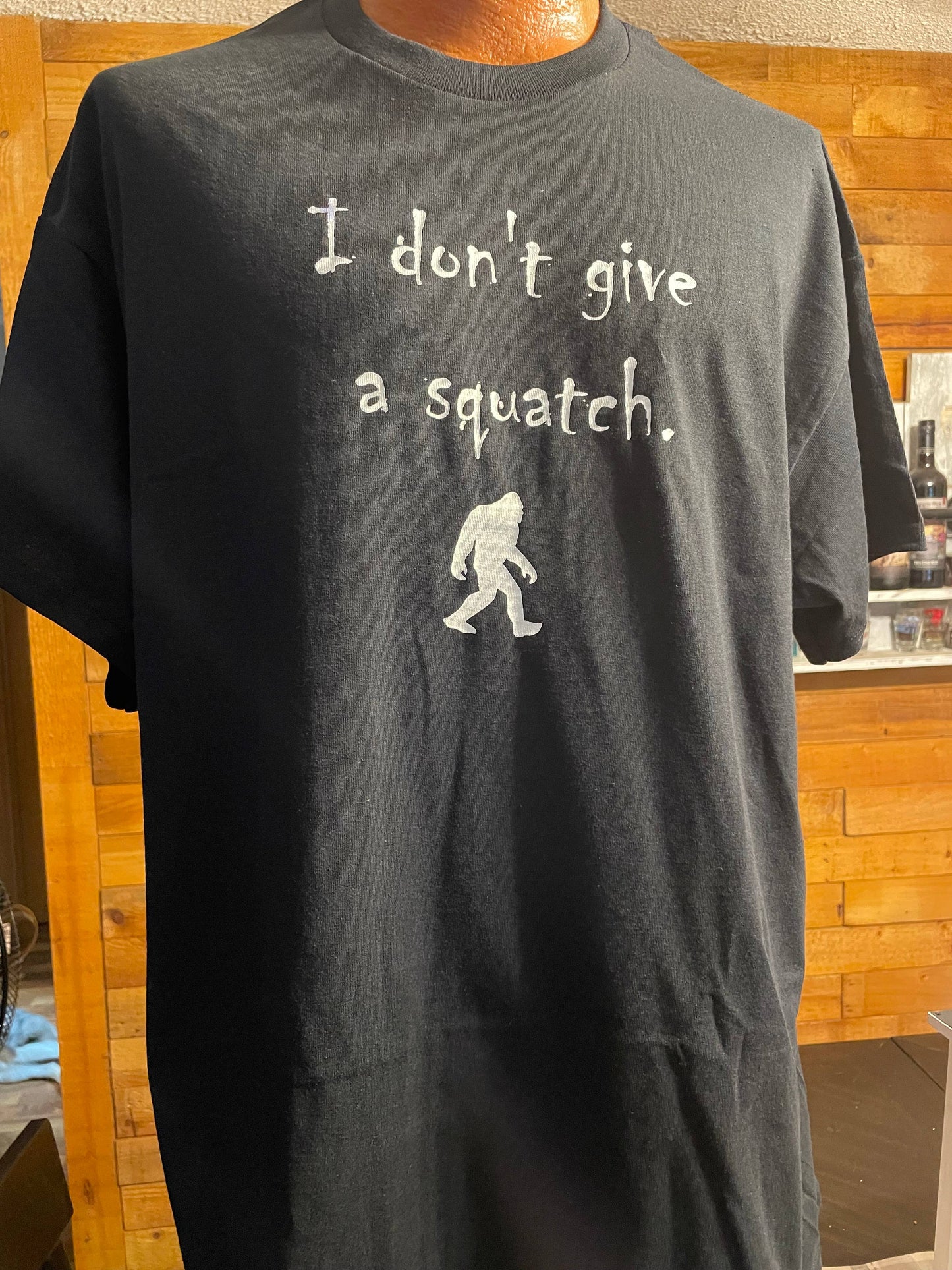 I Don't Give A Squatch T-Shirt (Black)