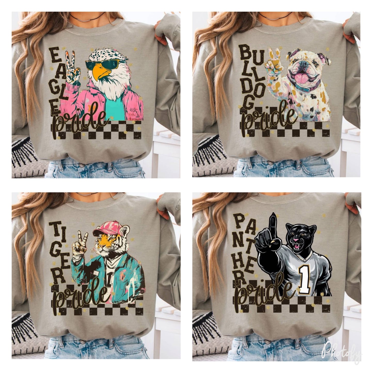 School Spirit Mascot Pride Sandstone Ls Cc T-Shirt