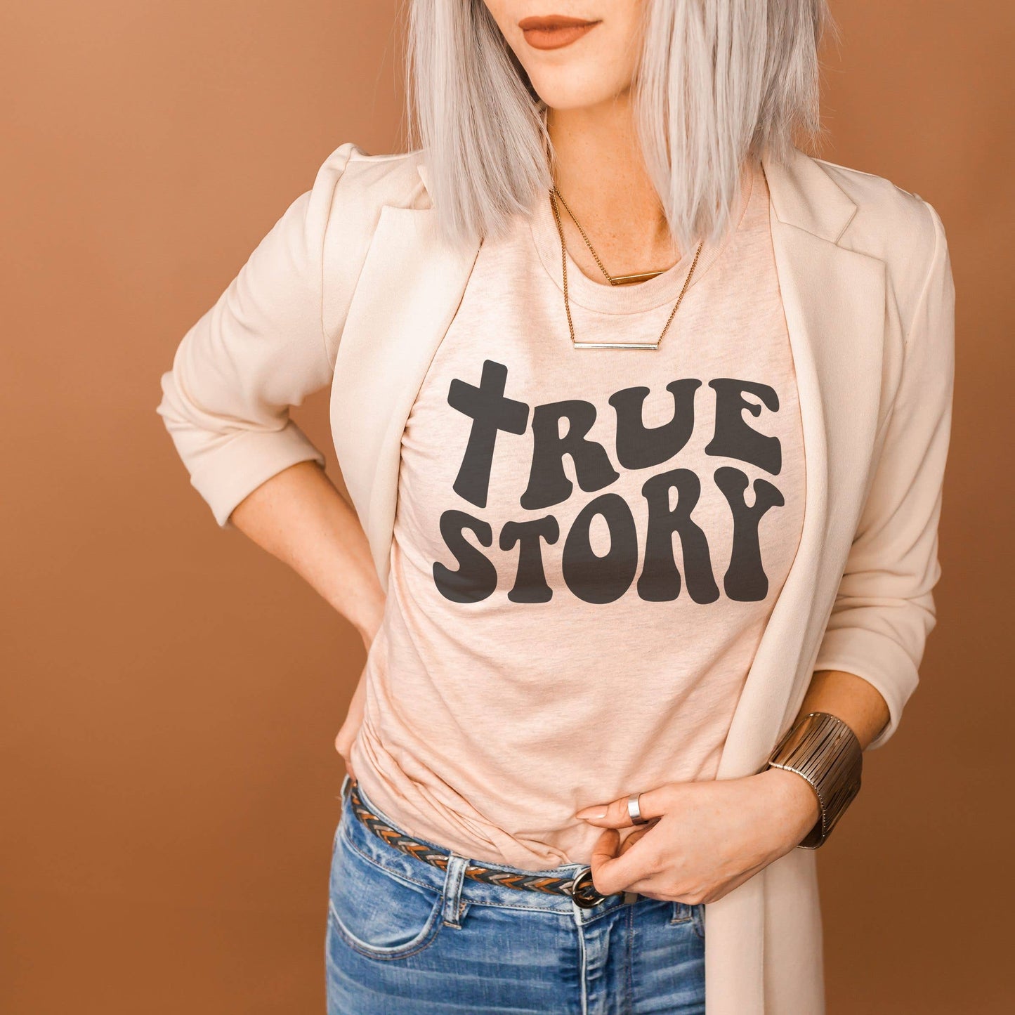 Retro True Story Easter Tee | Women's Tees Religous Tees