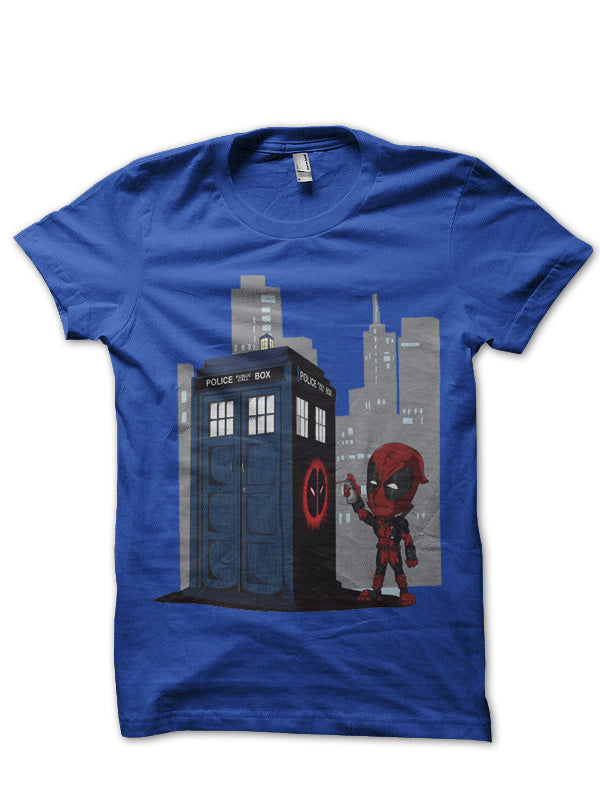 Deadpool Royal Blue Tee