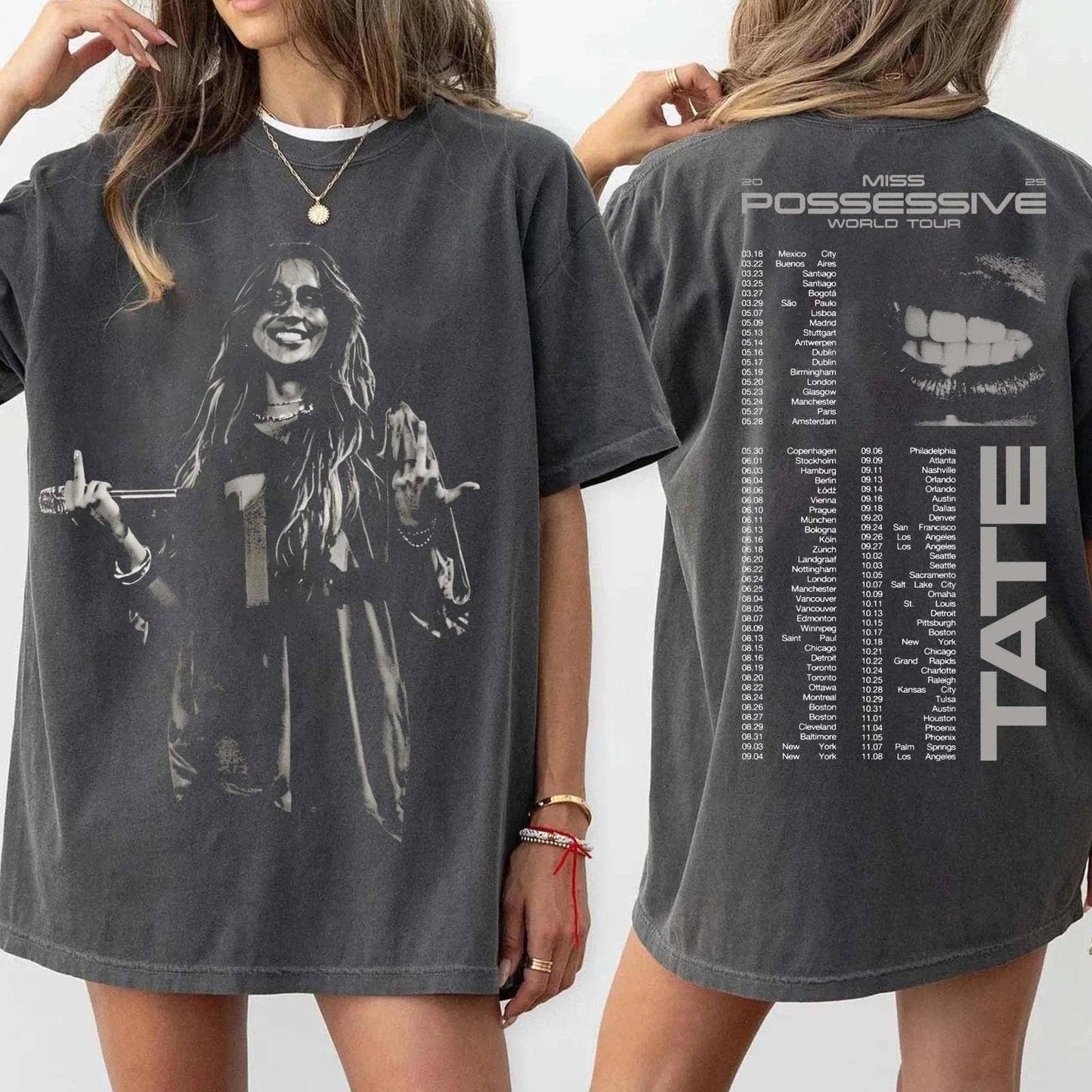 Miss Possessive Tour 2025 Concert Tee