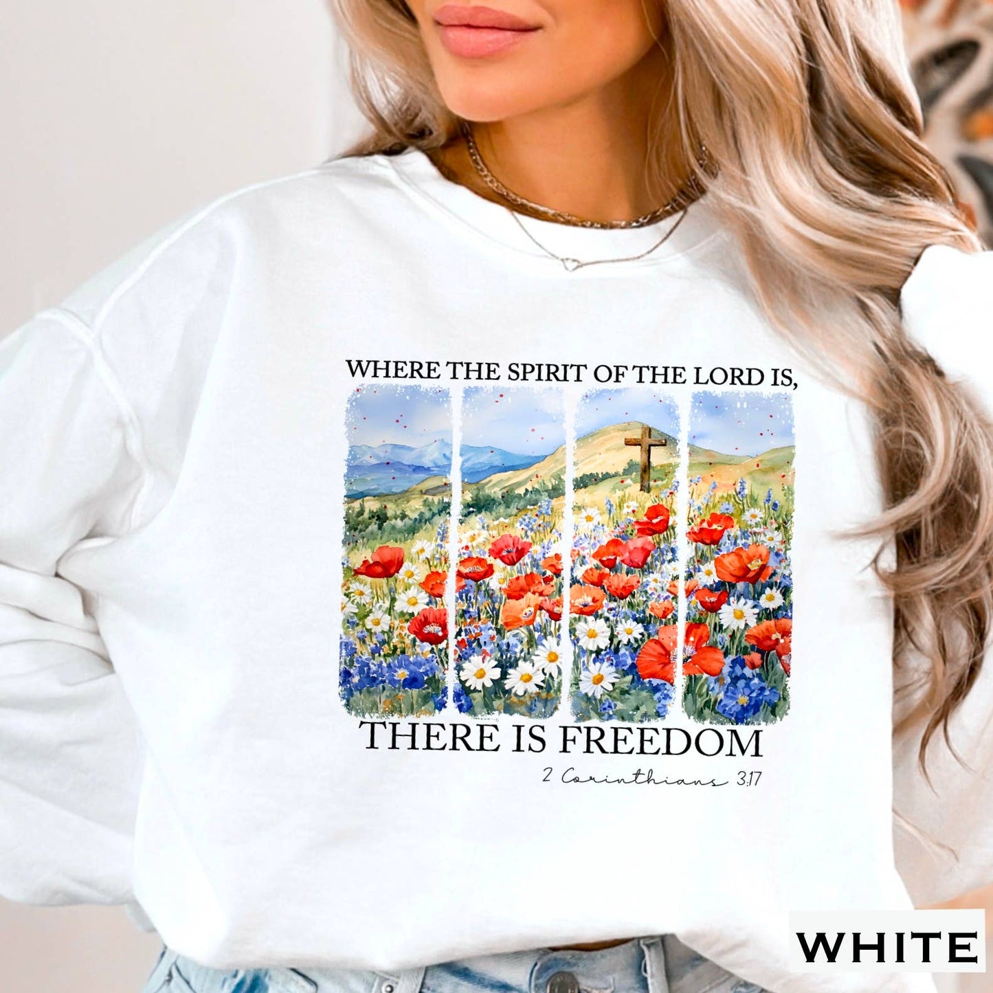 There Is Freedom | July 4th Patriotic Sweatshirt