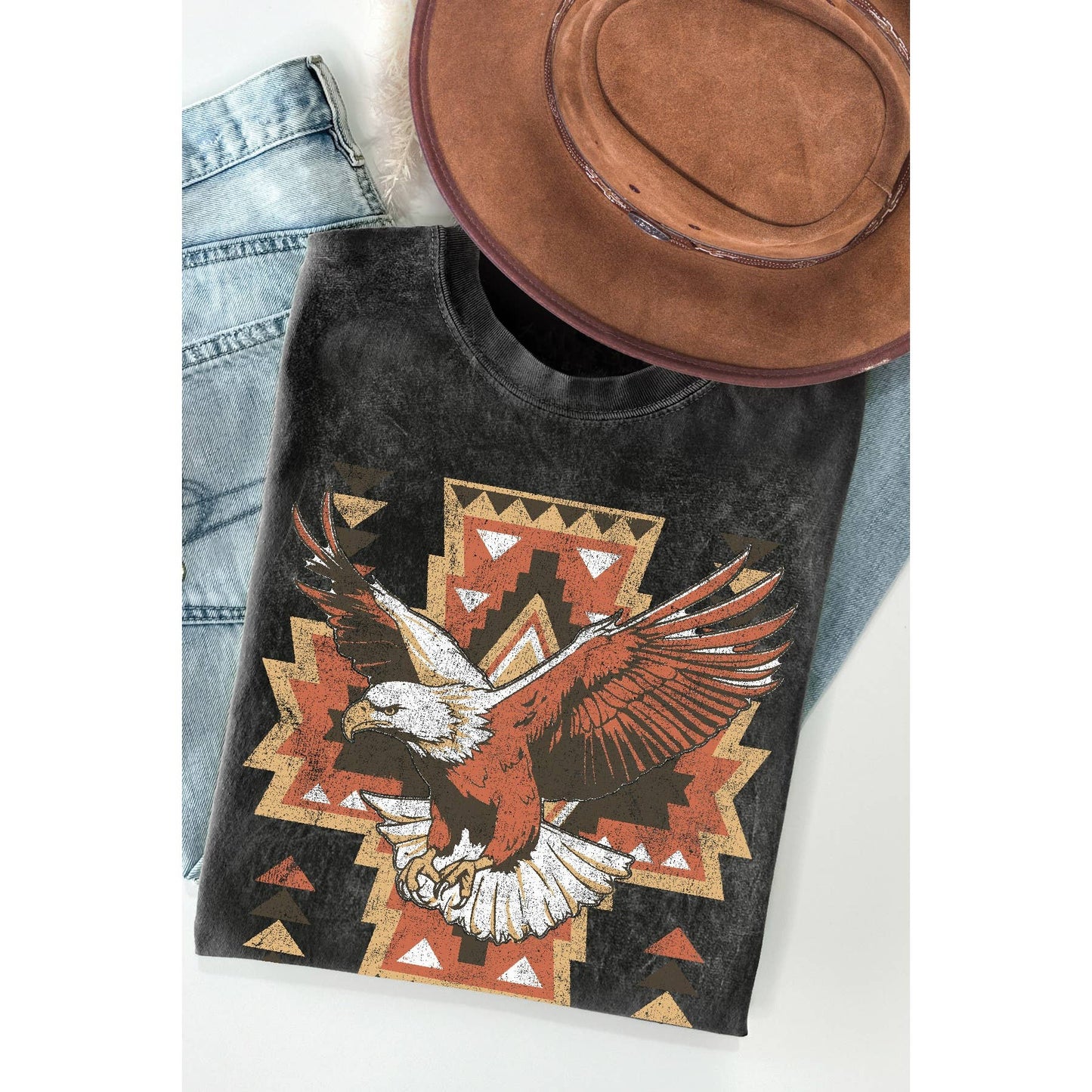 Eagle Mineral Wash T Shirt