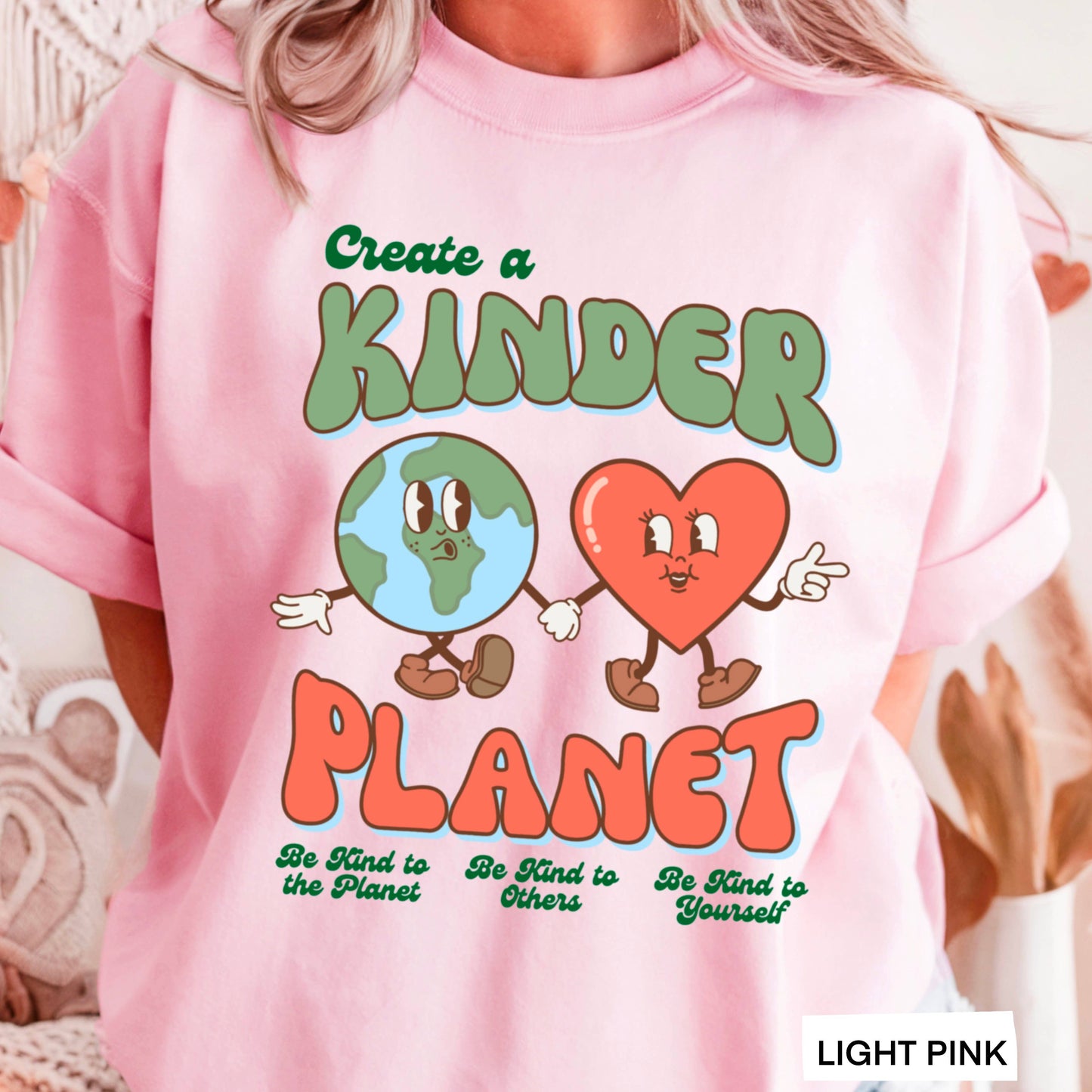 Create A Kinder Planet Graphic Tee | Gildan