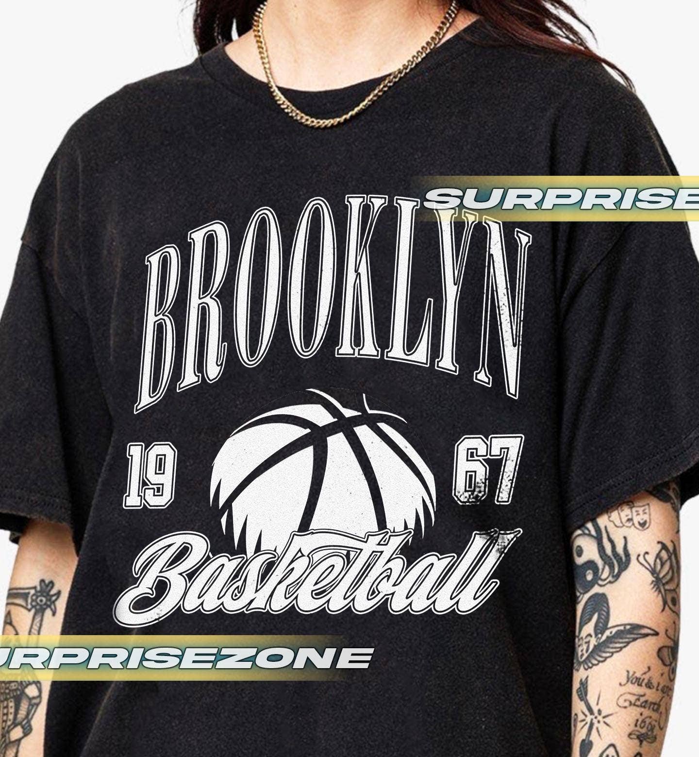 Brk Basketball 90S Graphic Unisex Tee