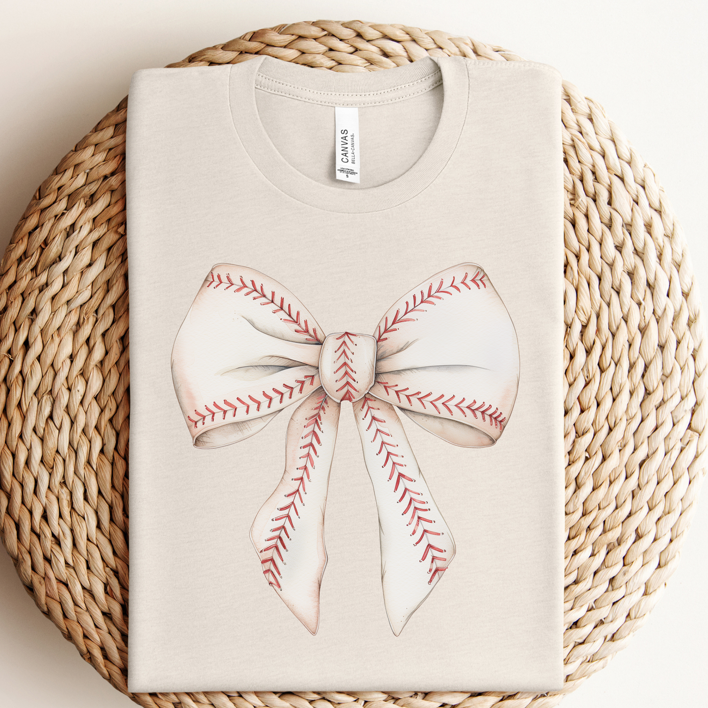 Baseball Bow Graphic Tee