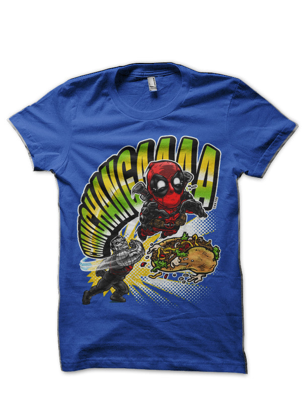 Deadpool Royal Blue T-Shirt
