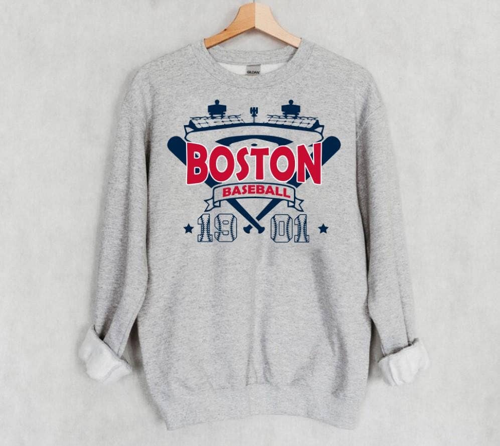 Boston Baseball Vintage Stadium Est 1901 Sweatshirt