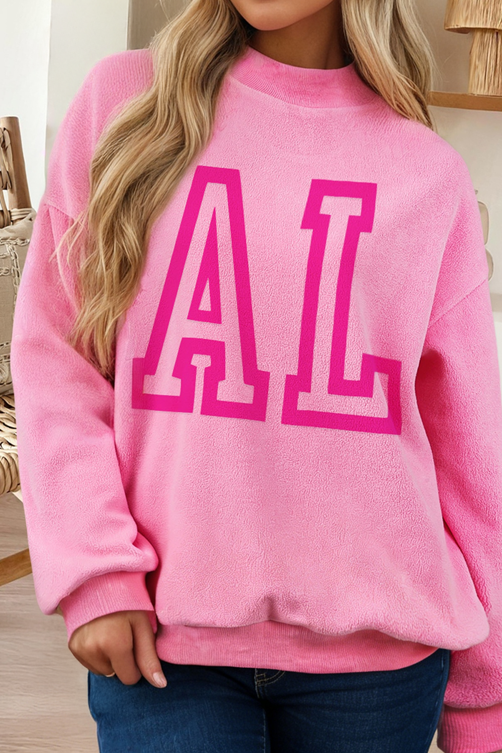 Alabama Printed Mock Neck Reversible Sweatshirt (S-Xl)