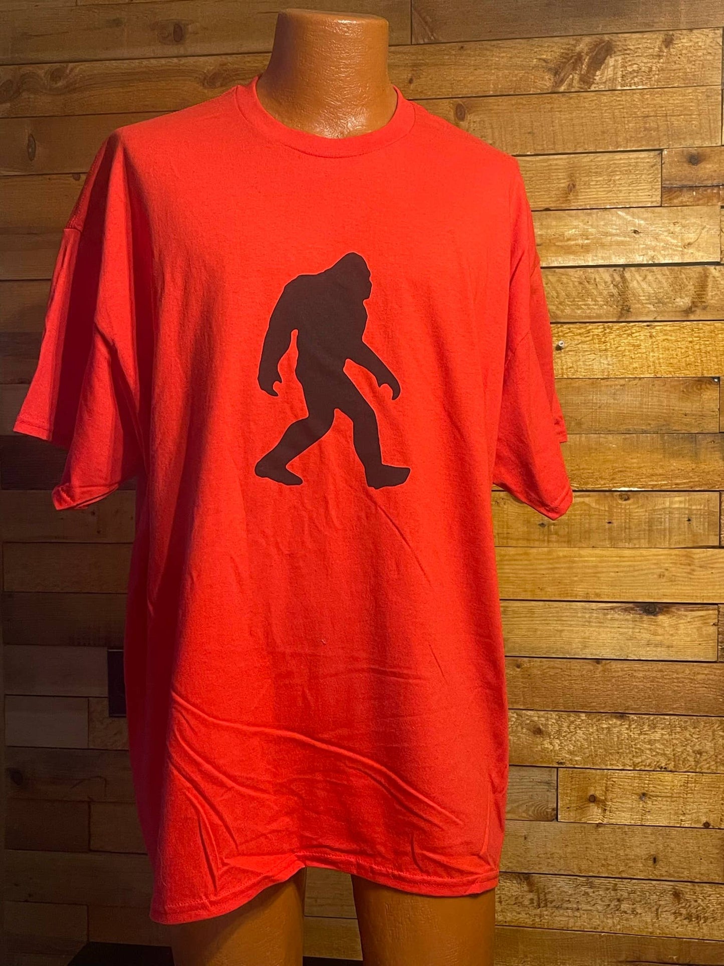 Bigfoot Silhouette T-Shirt (Red)