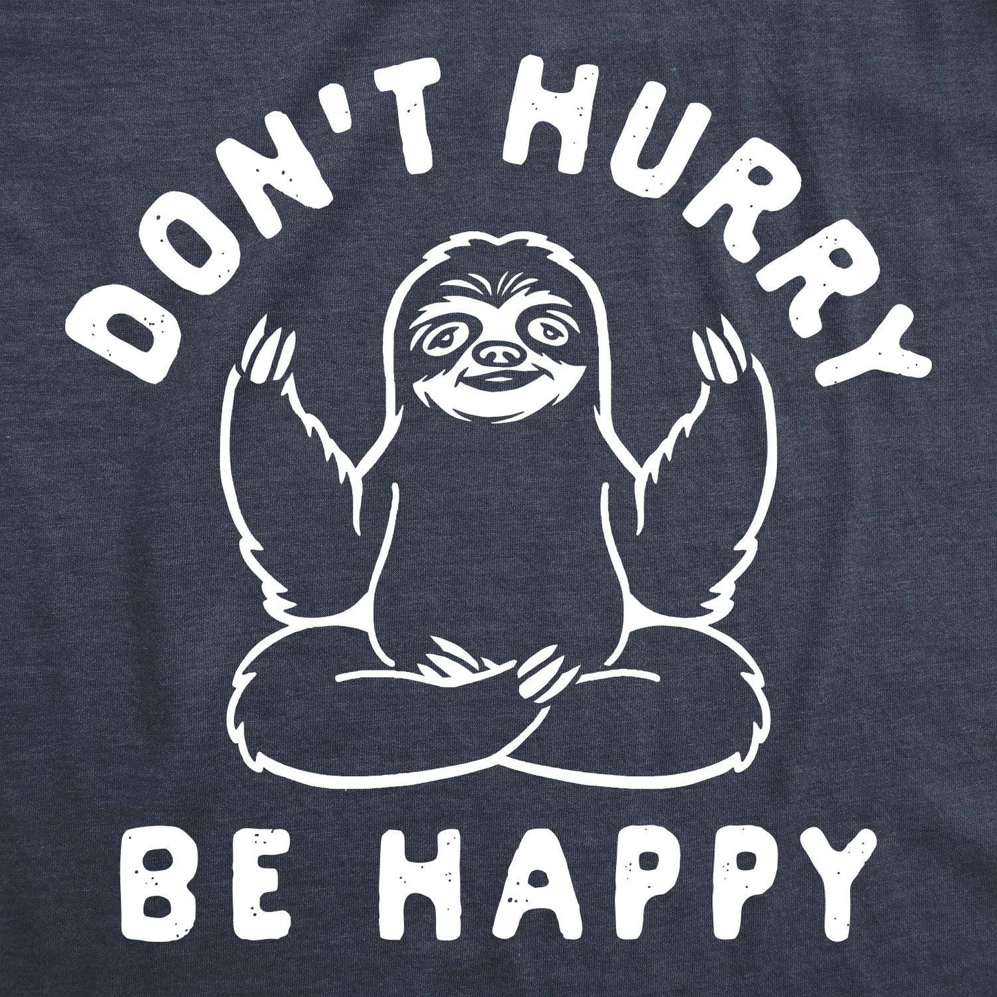 Don't Hurry Be Happy Men's Tshirt Animal Graphic Tee Western