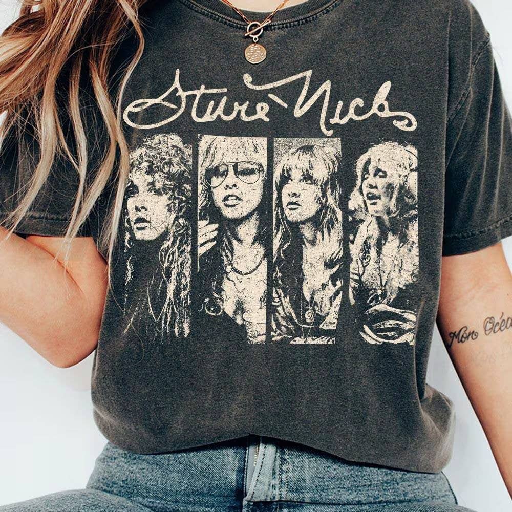 Stevie Nicks 90s Concert Vintage Music Shirt