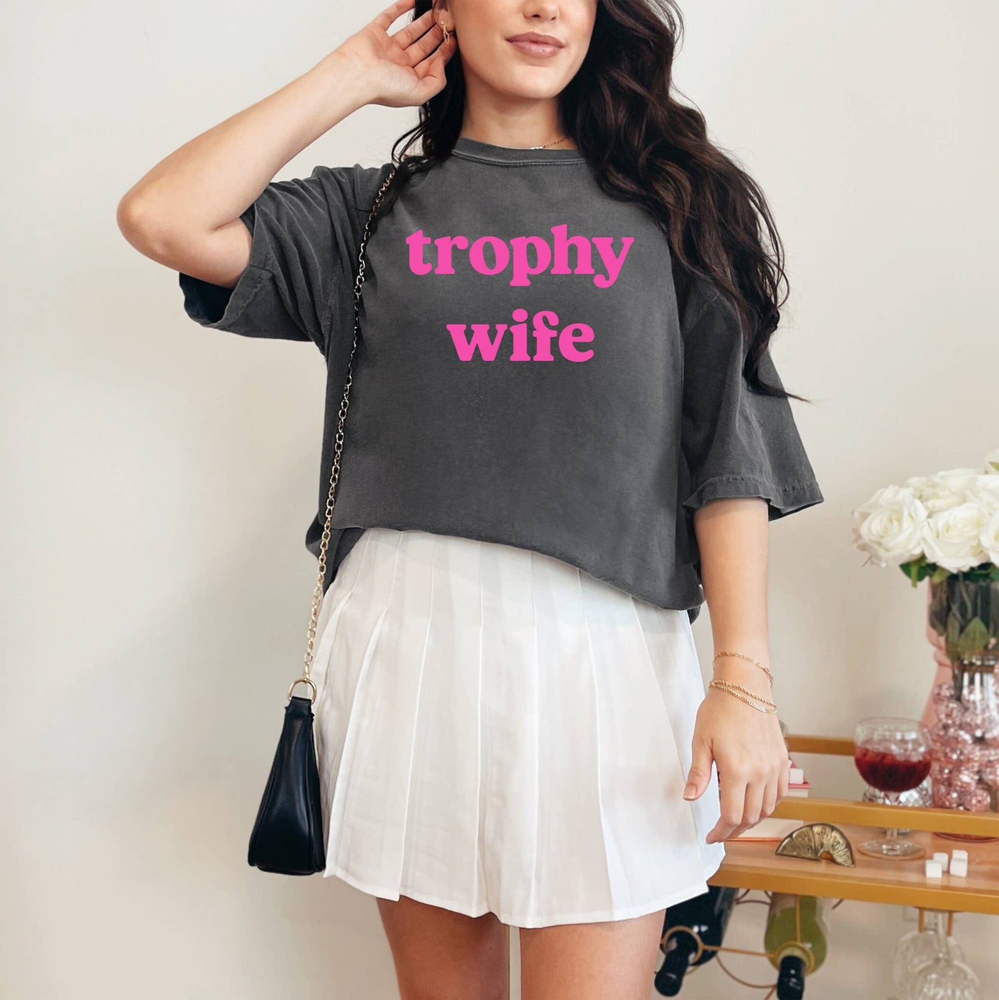 Trophy Wife Graphic Tee, Graphic Shirt, Funny, Trophy Wife