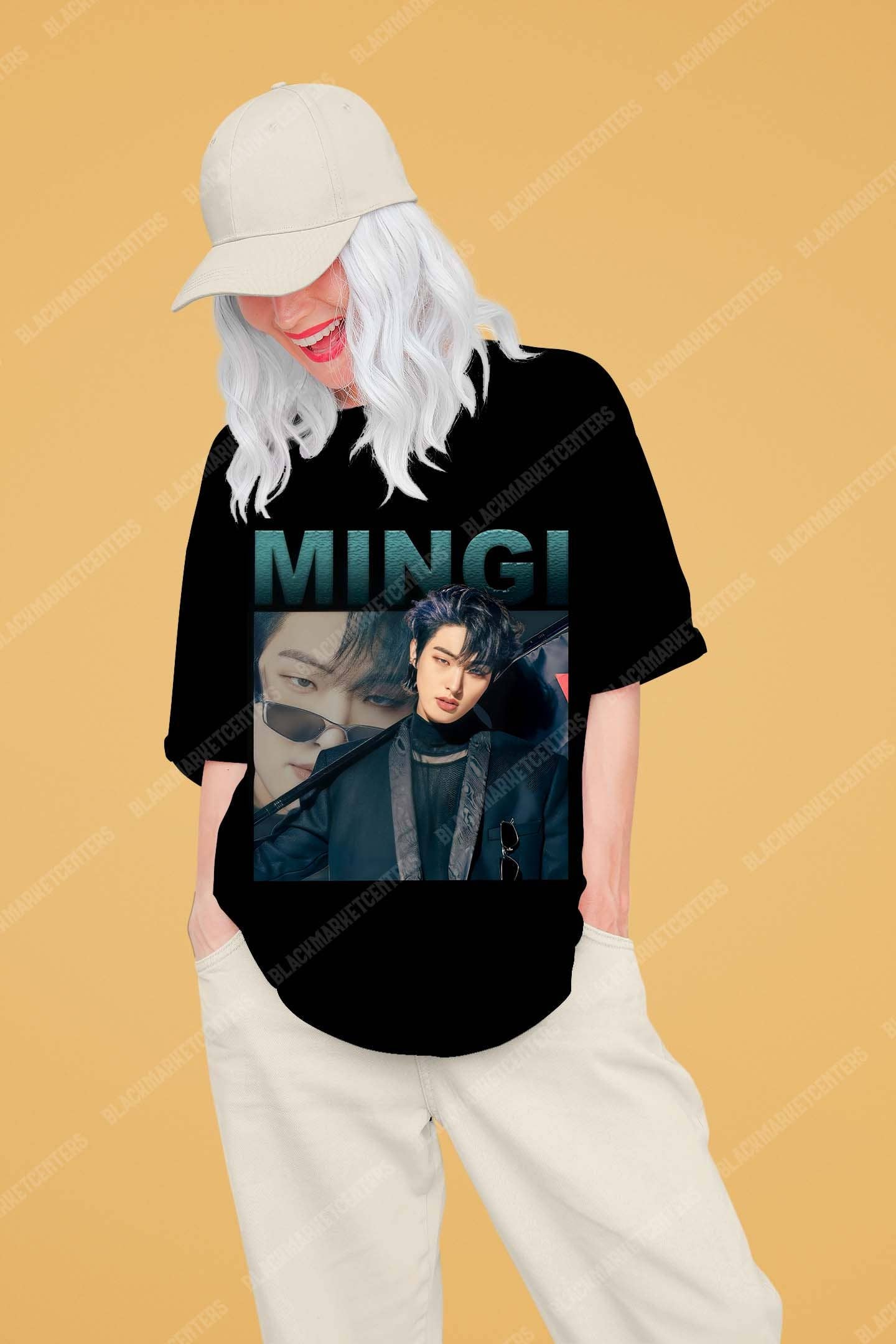 Jungkook Jk Vintage T-Shirt – Bad Boy Retro 90s Oversized Te