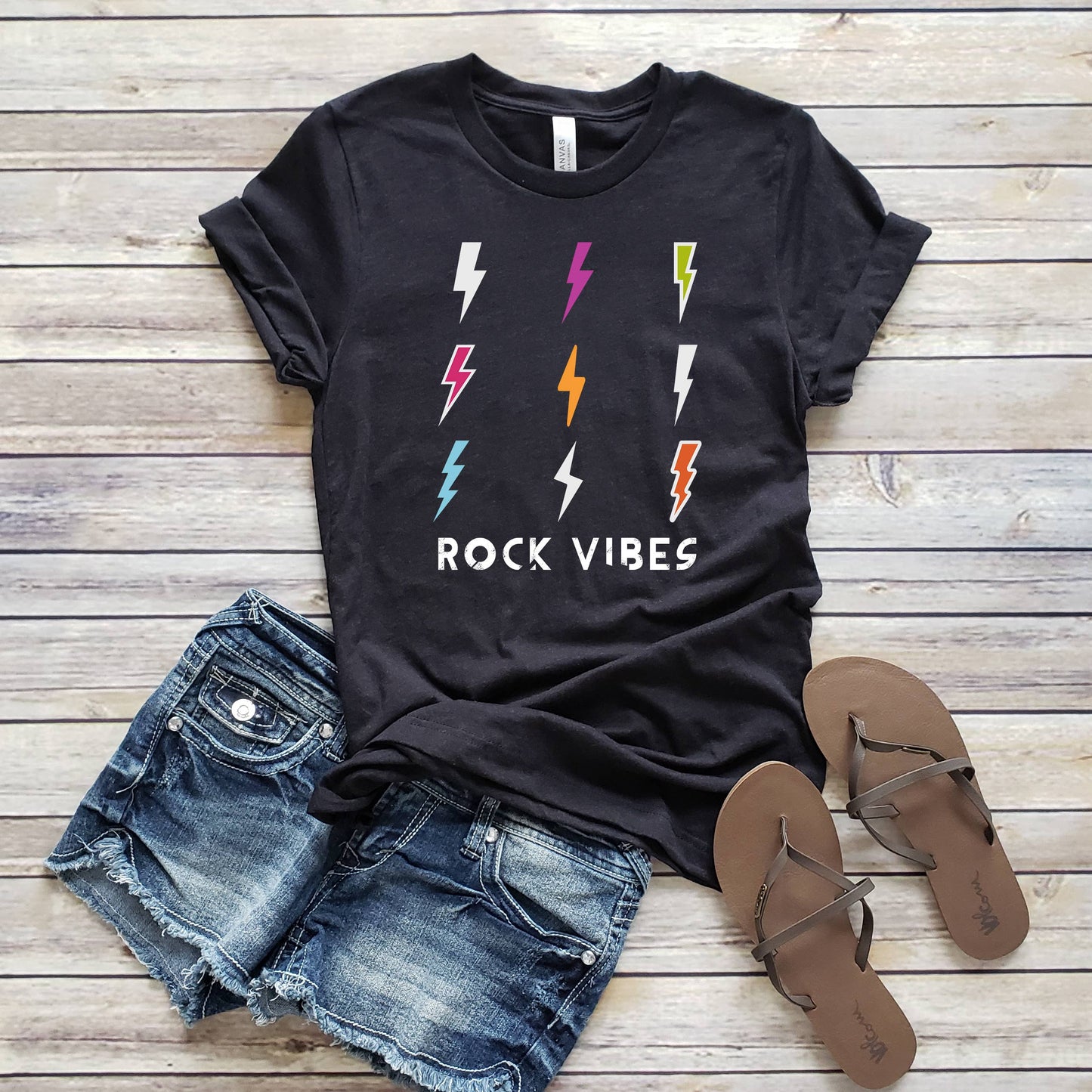 Rock Vibes 9 Bolts Tee | Sizes XS-2XL