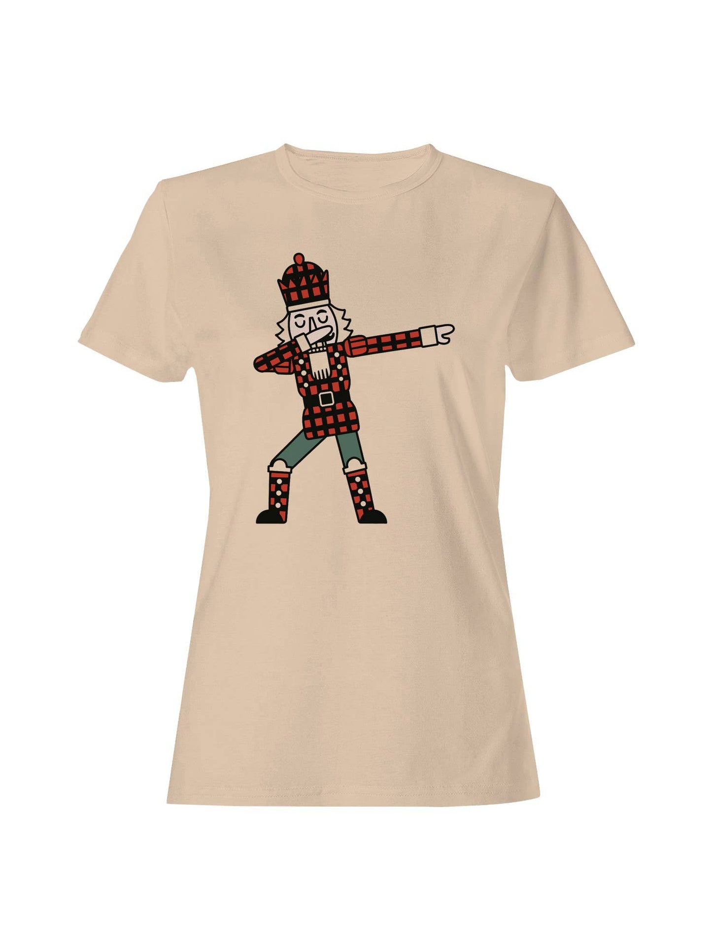 Dabbing Tartan King Illustration Women's T-Shirt