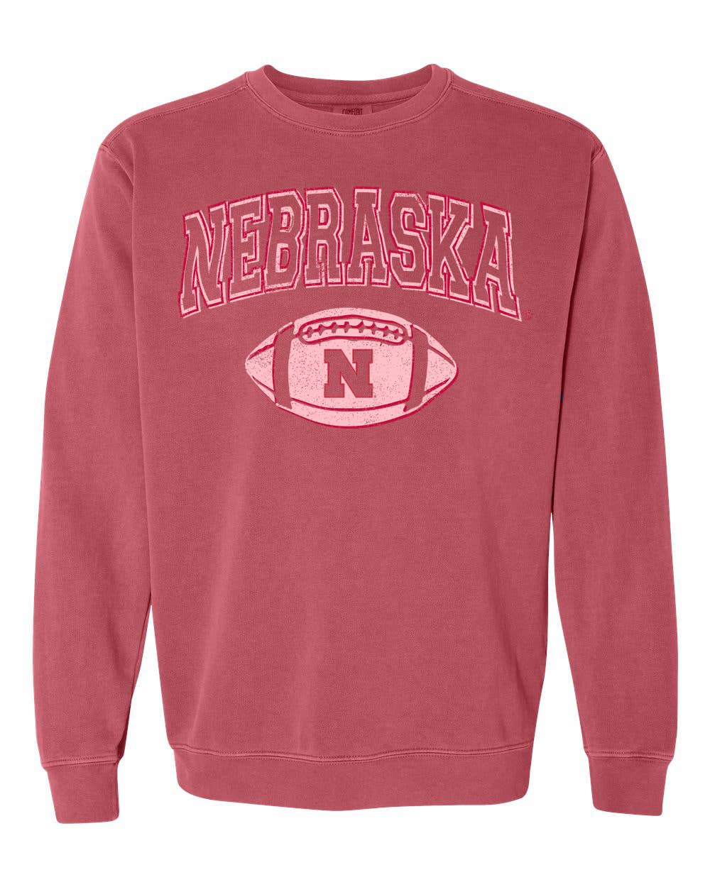 Nebraska Huskers Wonka Football Red Cc Sweatshirt