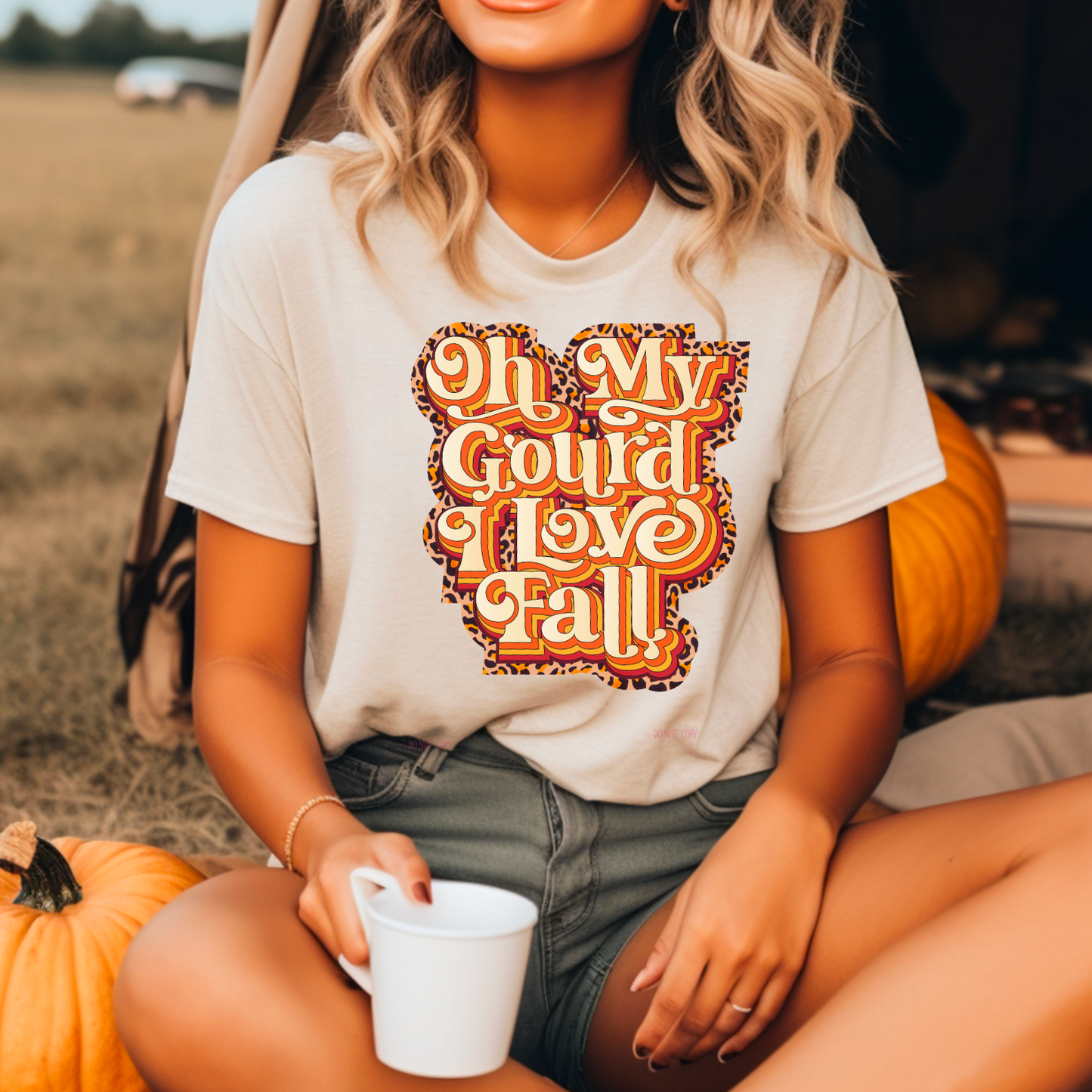 Oh My Ghourd I Love Fall Graphic Tee
