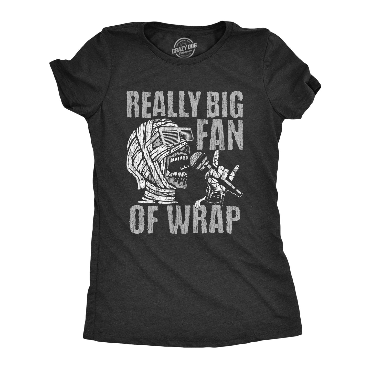 Really Big Fan of Wrap Women's Tshirt Halloween Graphic Tee