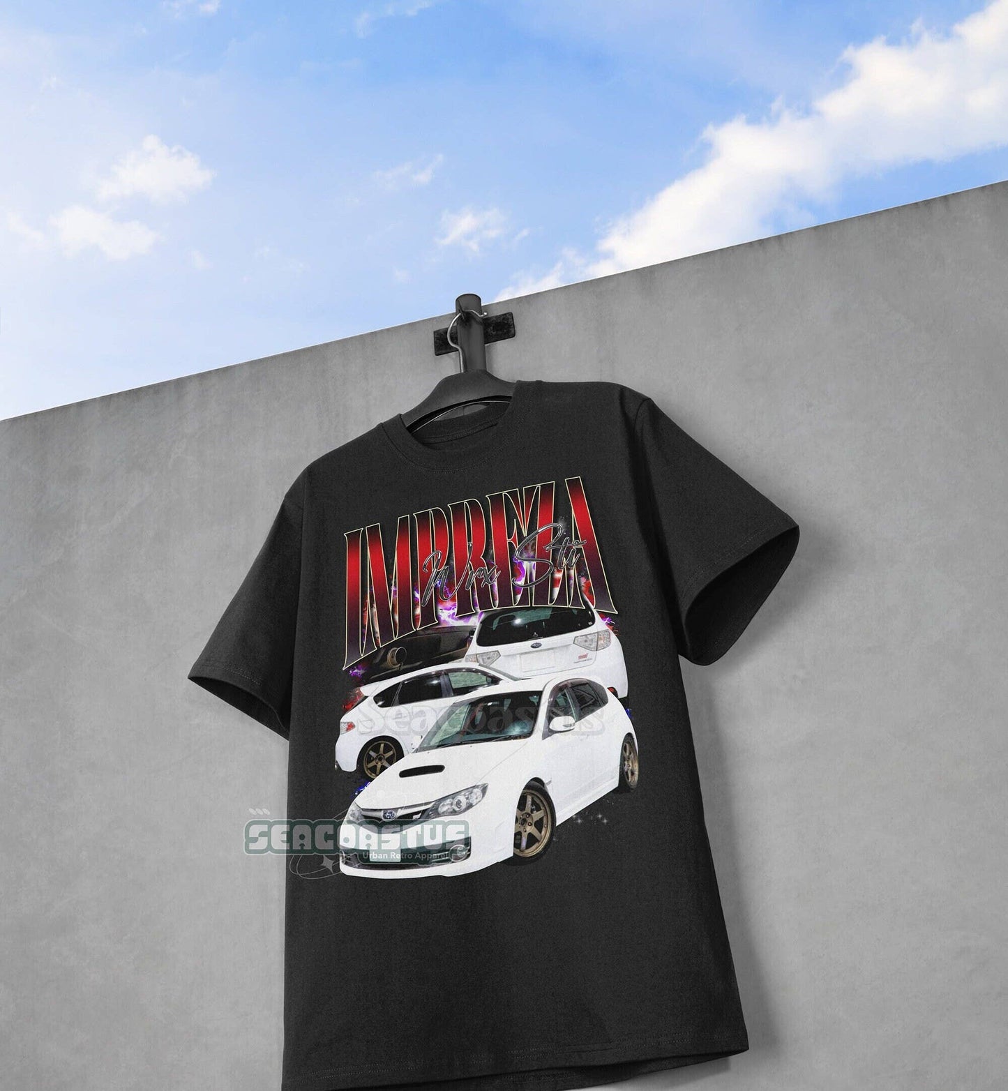 Impreza Wrx Sti Vintage T-Shirt Retro 90's Graphic Tee