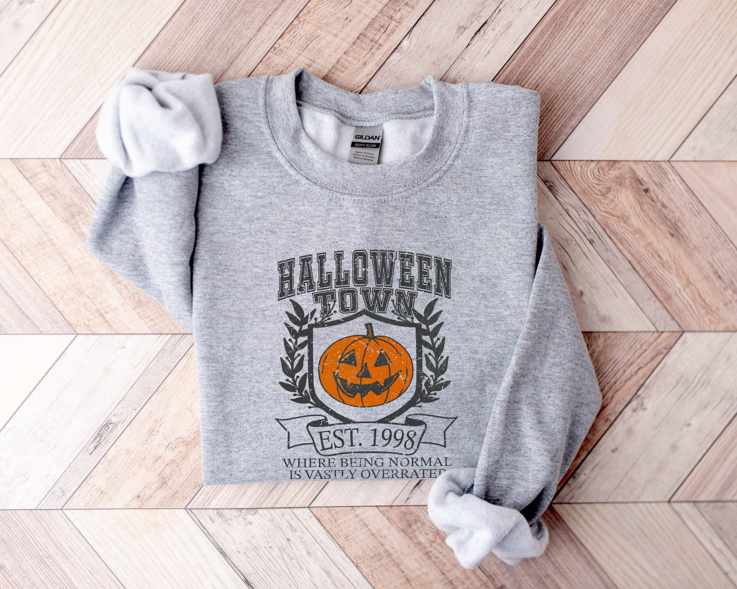 Halloweentown University Sweatshirt - Est 1998 Fall Pumpkins
