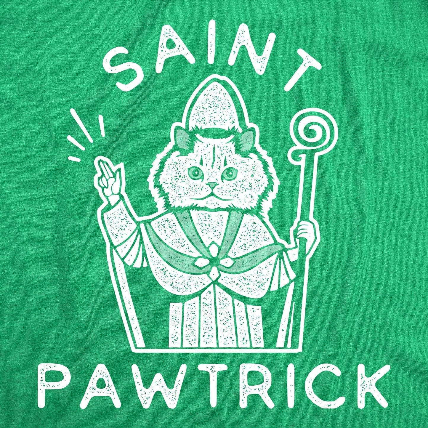 Saint Pawtrick Men's Tshirt Saint Patrick's Day Graphic Tee