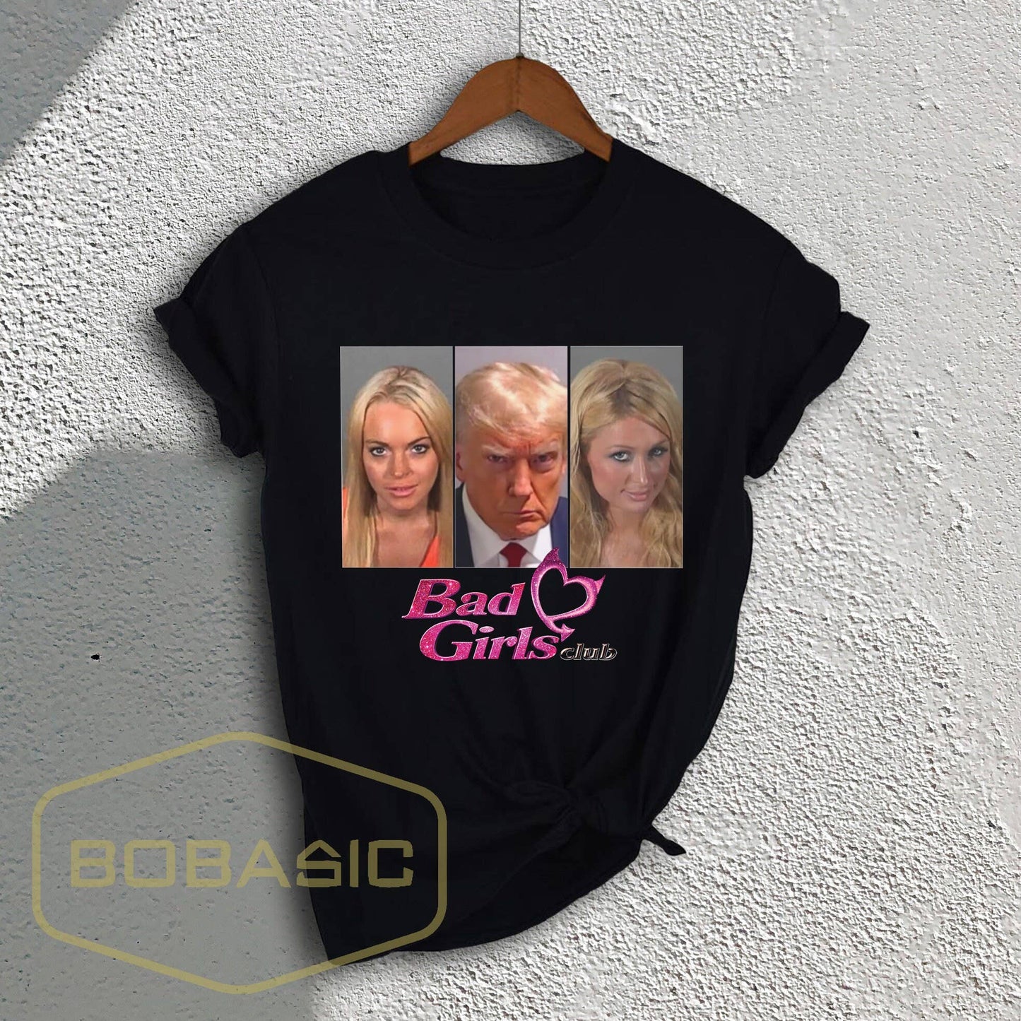 Donald Trump Mugshot T-Shirt Funny Meme Vintage Retro Tee