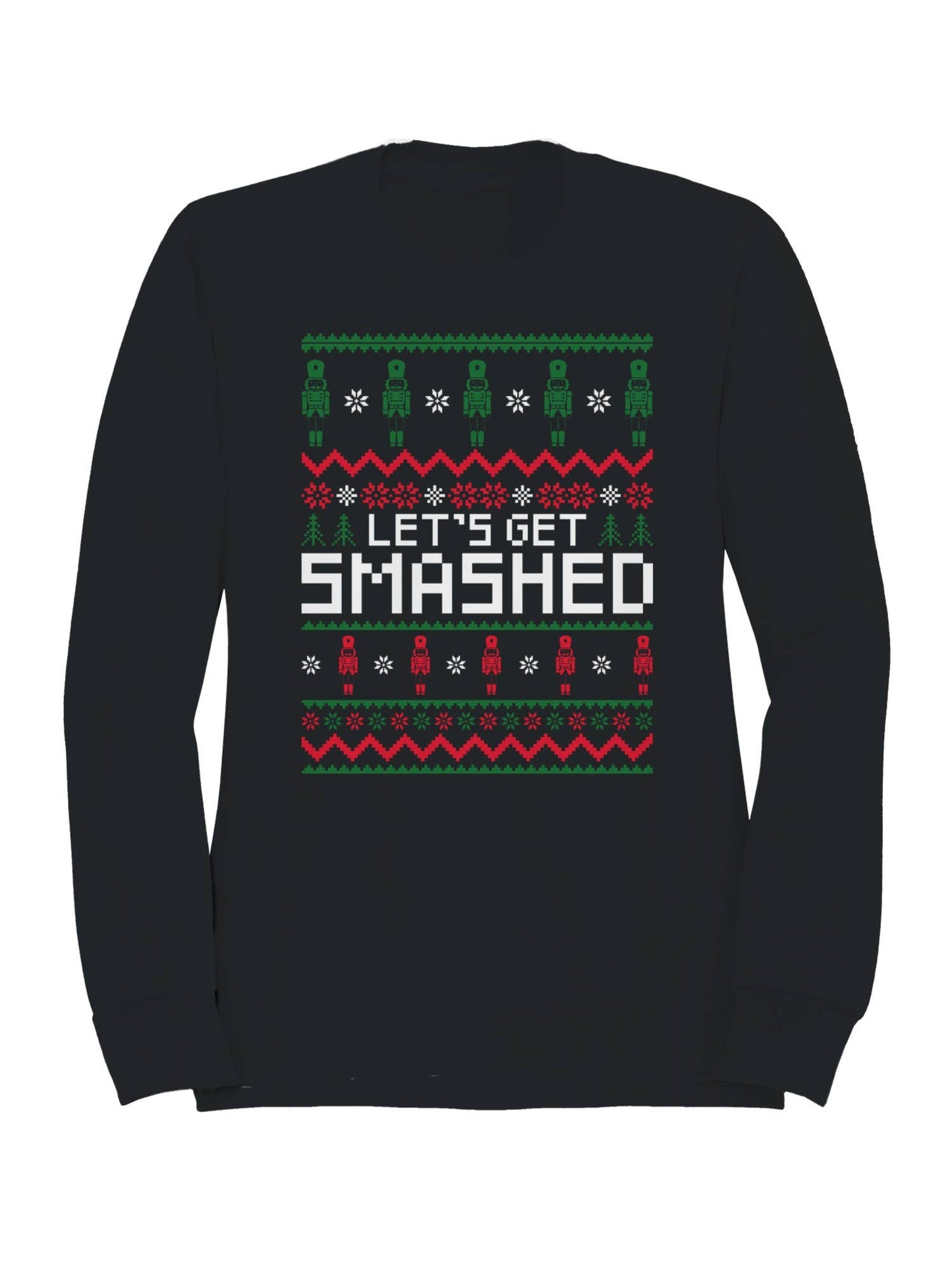 Festive Nutshell "Let's Get Smashed Men's Sweatshirt