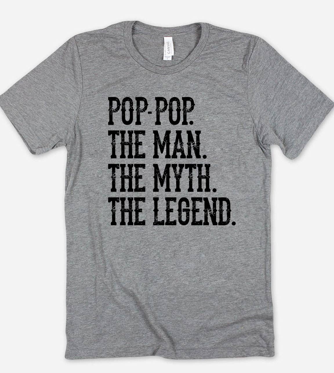 Pop Pop the Man - Grandpa Father's Day Cute Fun T-Shirt