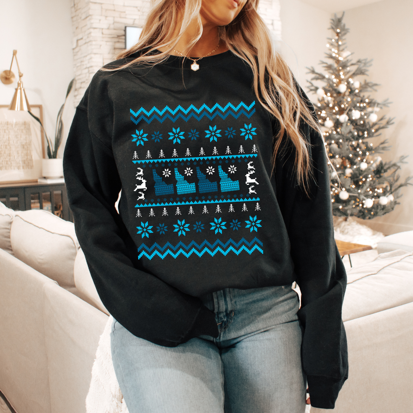 Idaho Ugly Sweater Crewneck Sweatshirt Hoodie