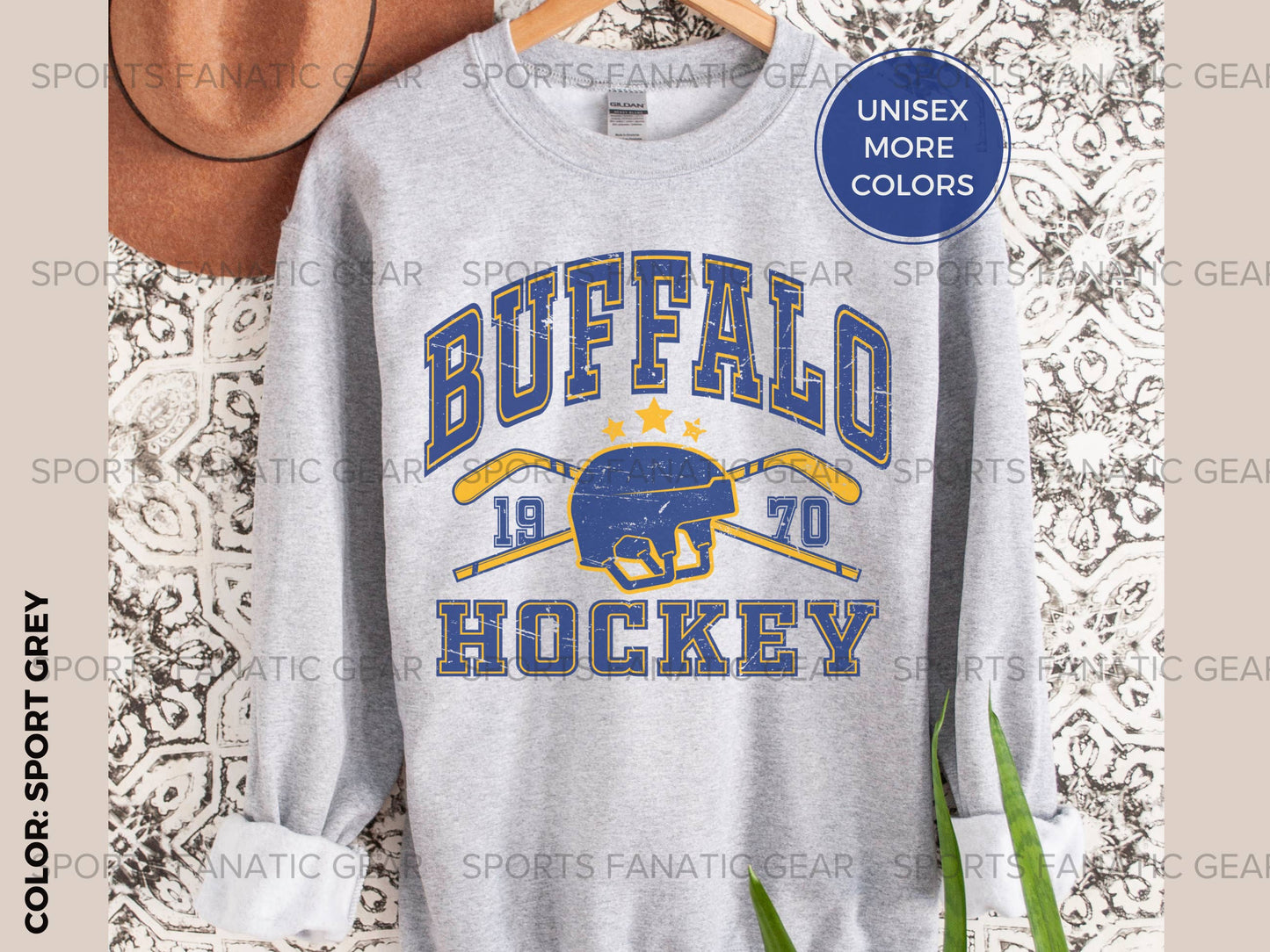 Buffalo Hockey Crewneck Sweatshirt