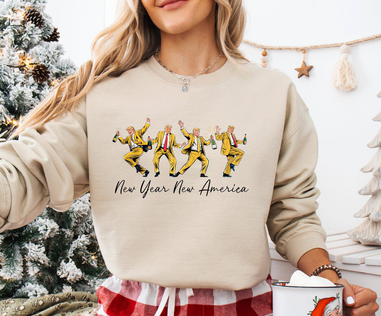 New Year Trump 2025 Dancing Shirt - Happy America Tee