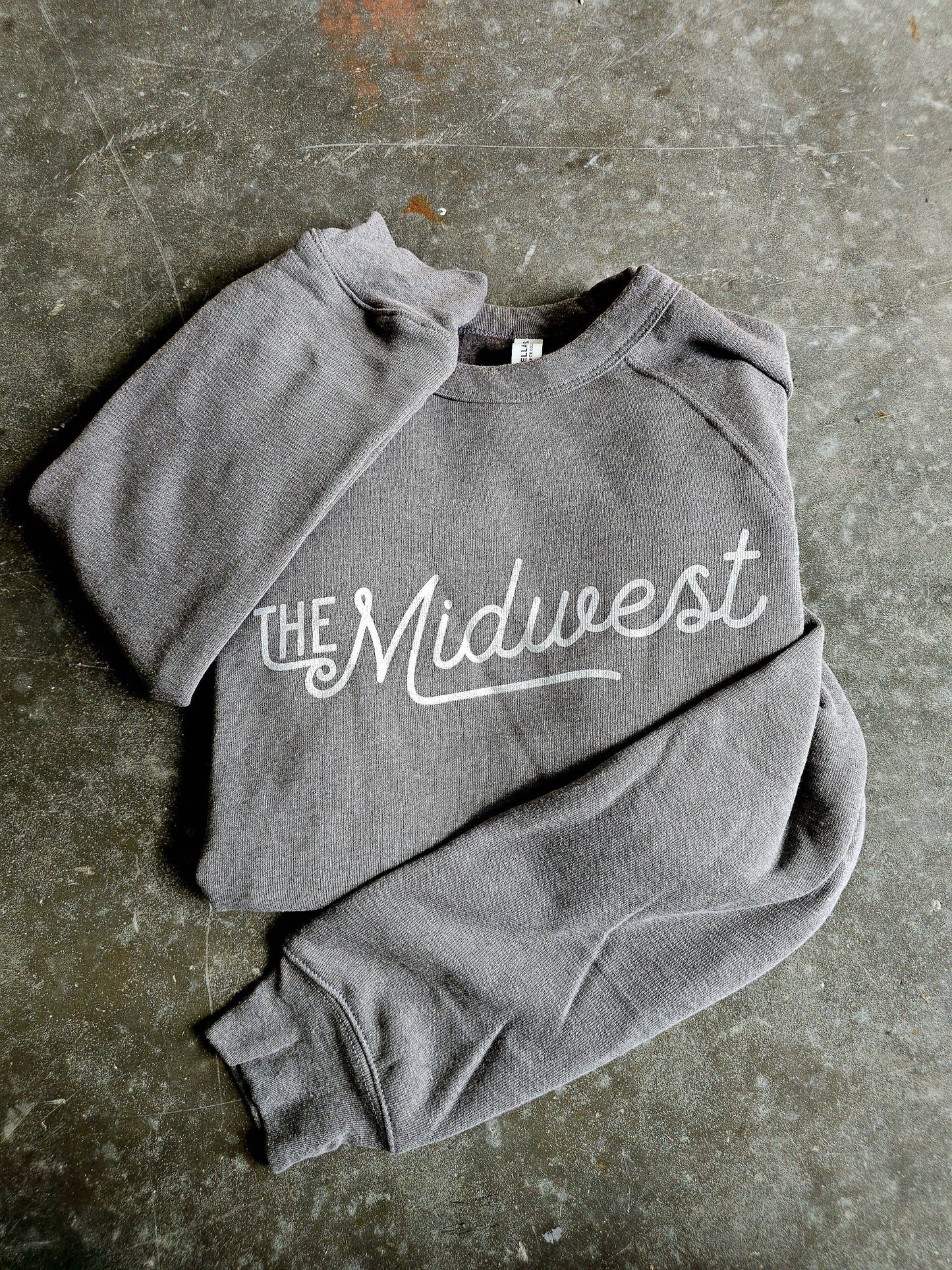 The Midwest - Bella Canvas Crewneck Midwestern Sweatshirt