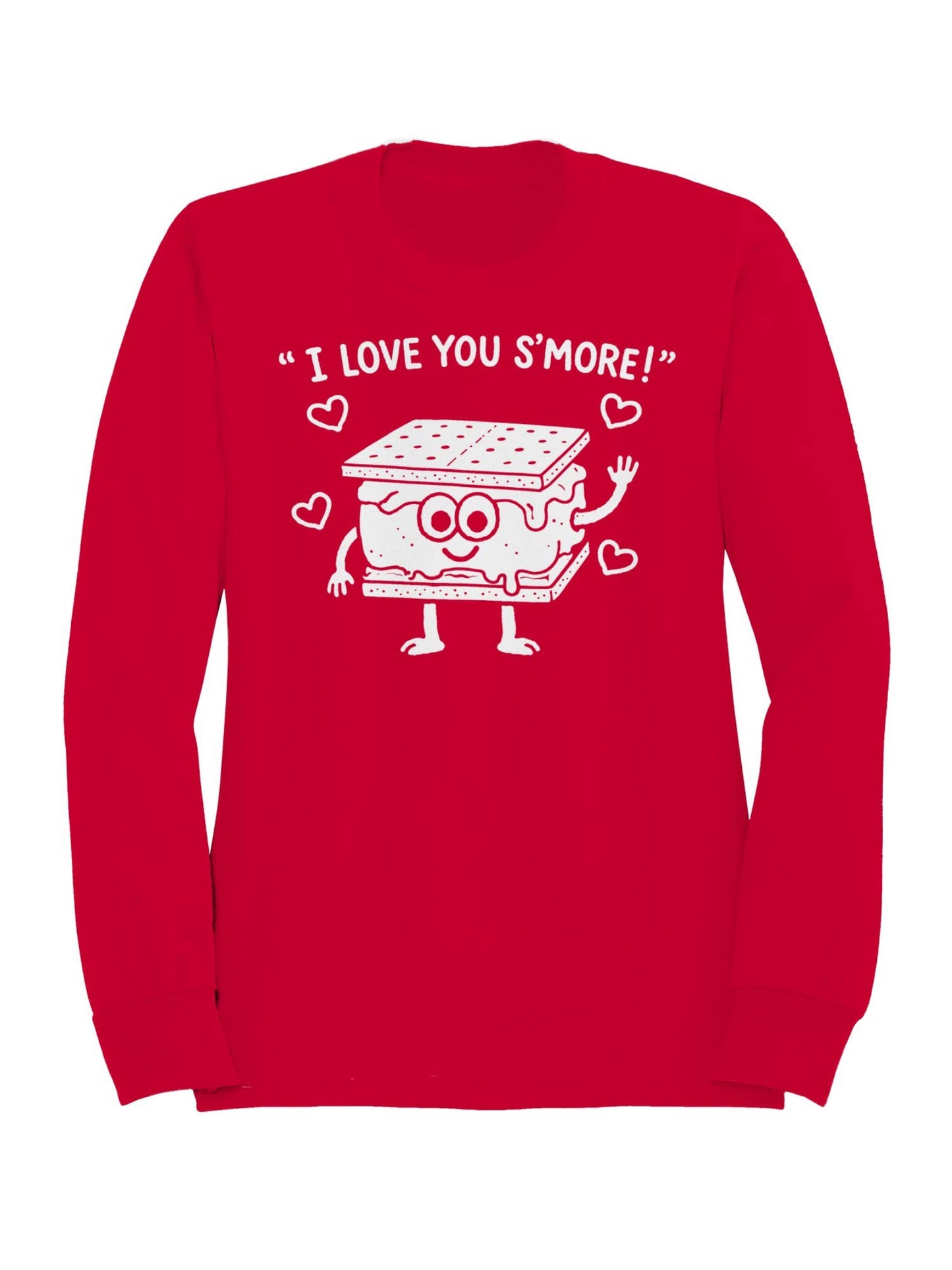 Cute S'mores Love Cartoon Design Women's Sweatshirt