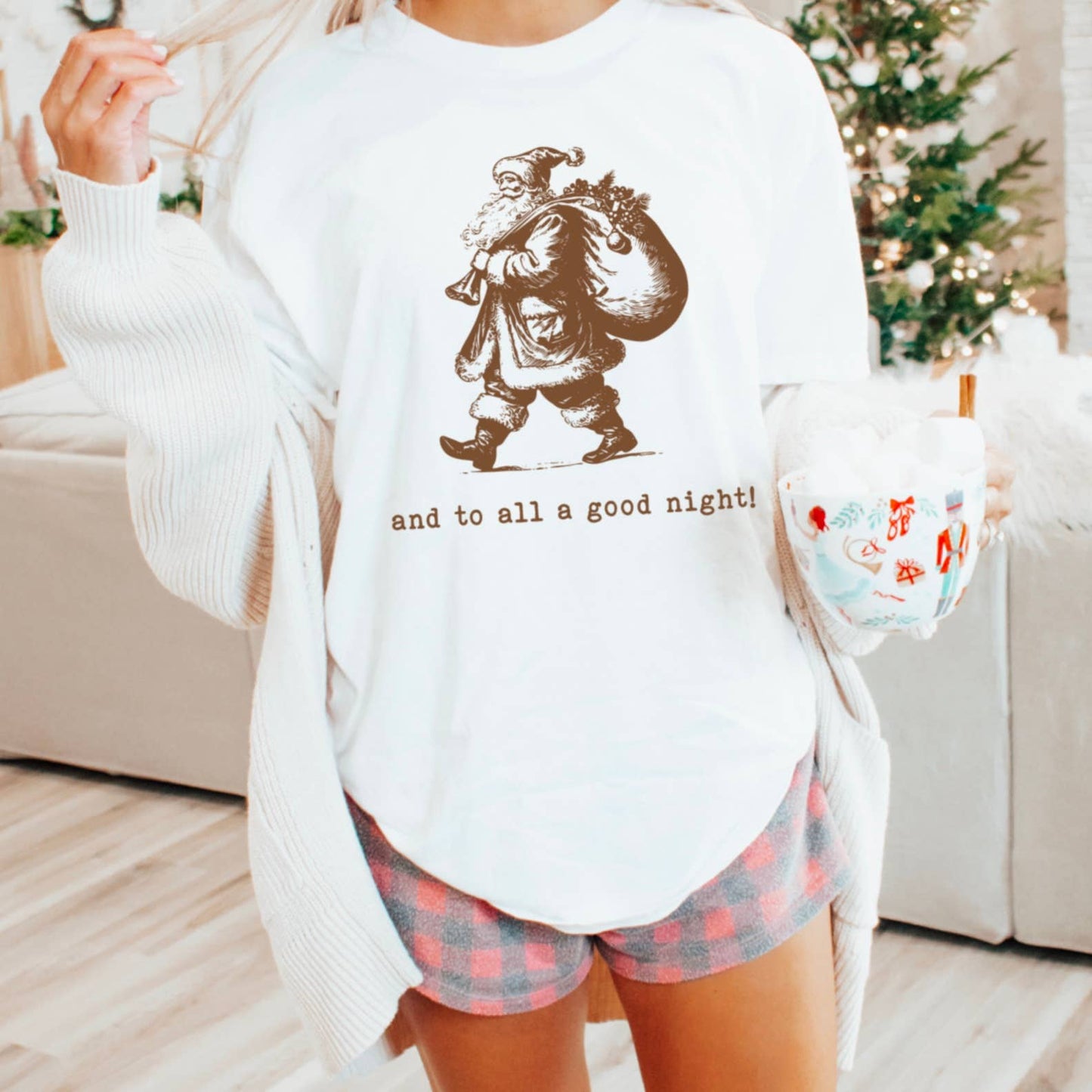 And To All A Goodnight Gildan Graphic Tee