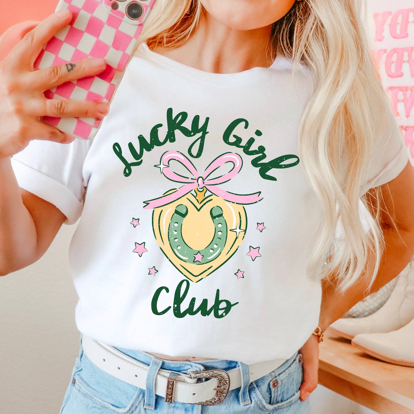 Lucky Girl St. Patricks Day Graphic Tee | Comfort Color
