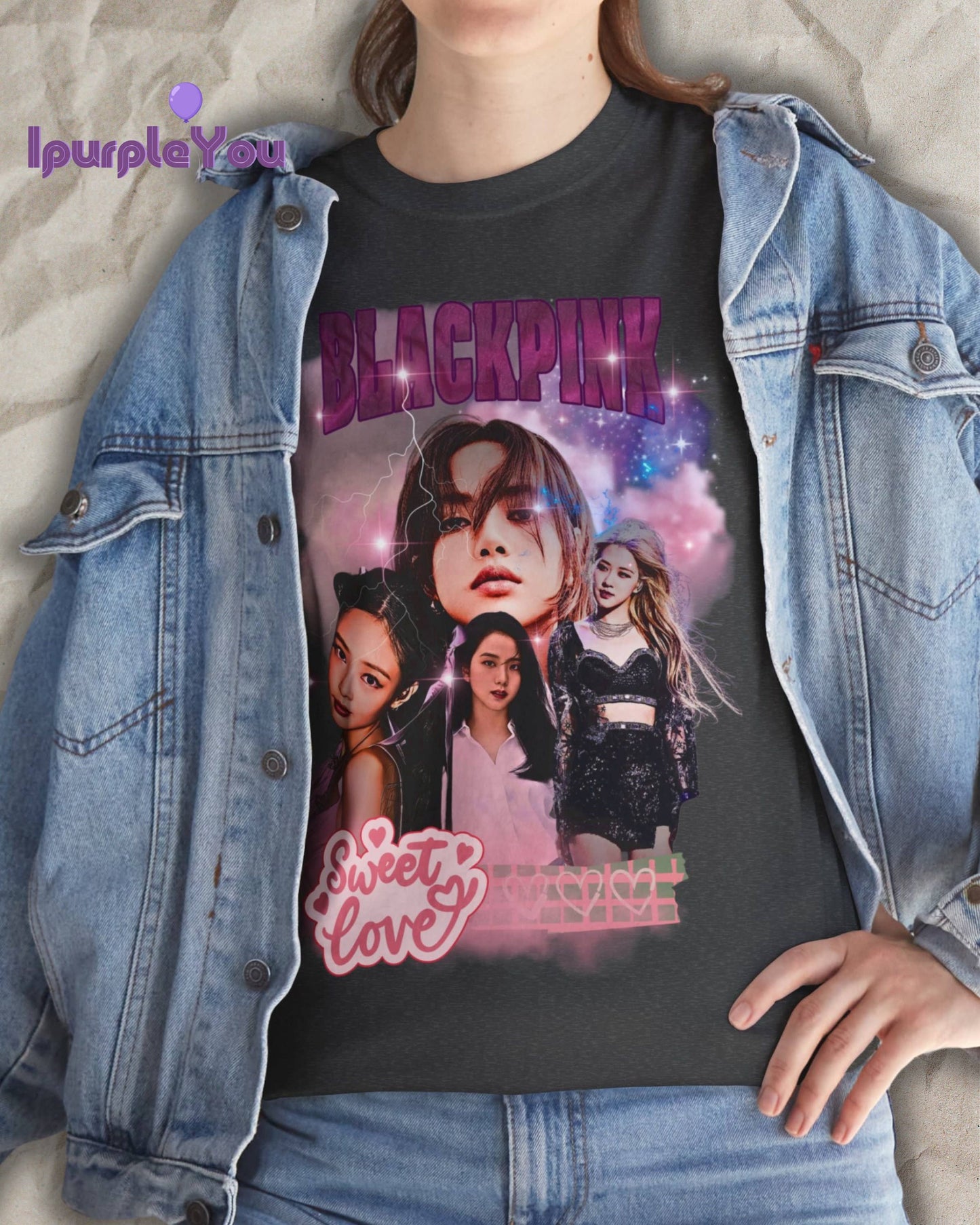 Limited Blackpink ‘Sweet Love’ Vintage Bootleg T-Shirt