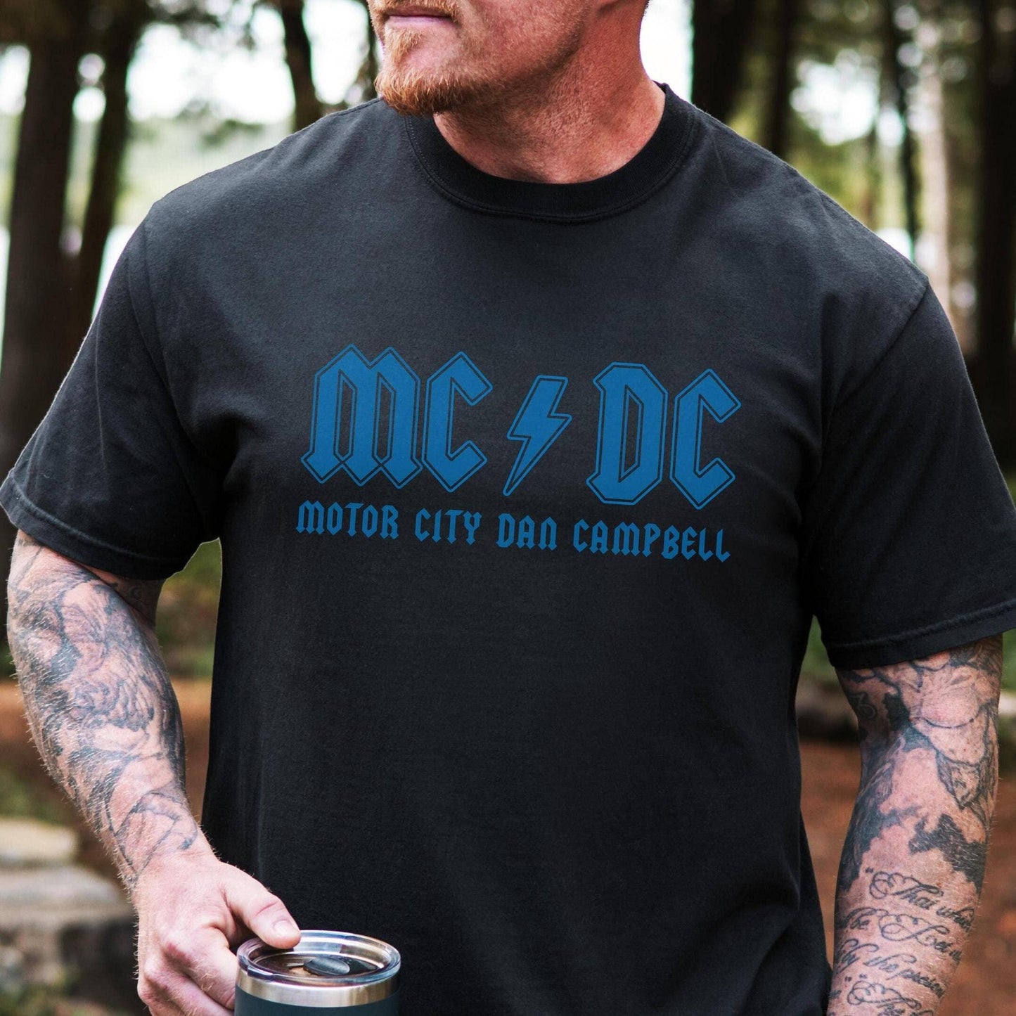 Comfort Colors Detroit Lions Mcdc Dan Campbell T-Shirt